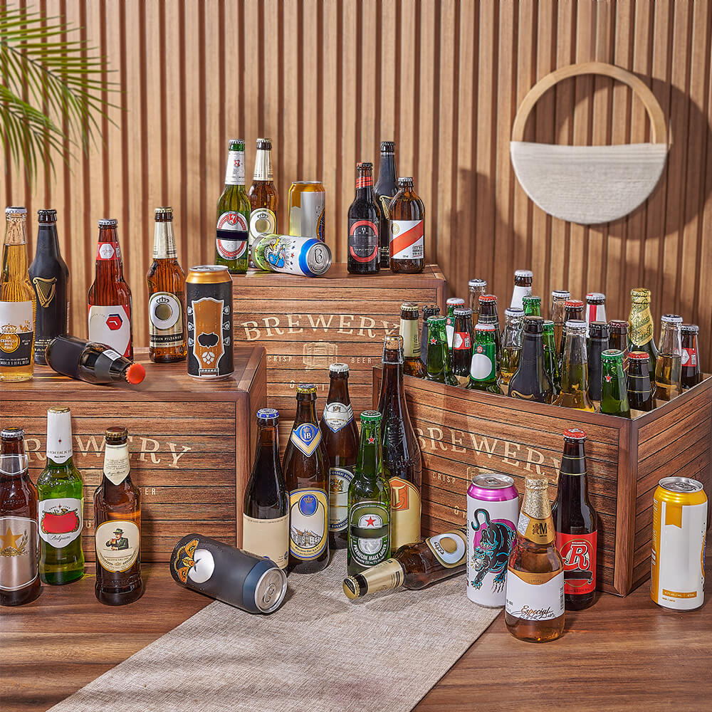 Brewery 24-Pack Beer Gift – how the gift is presented