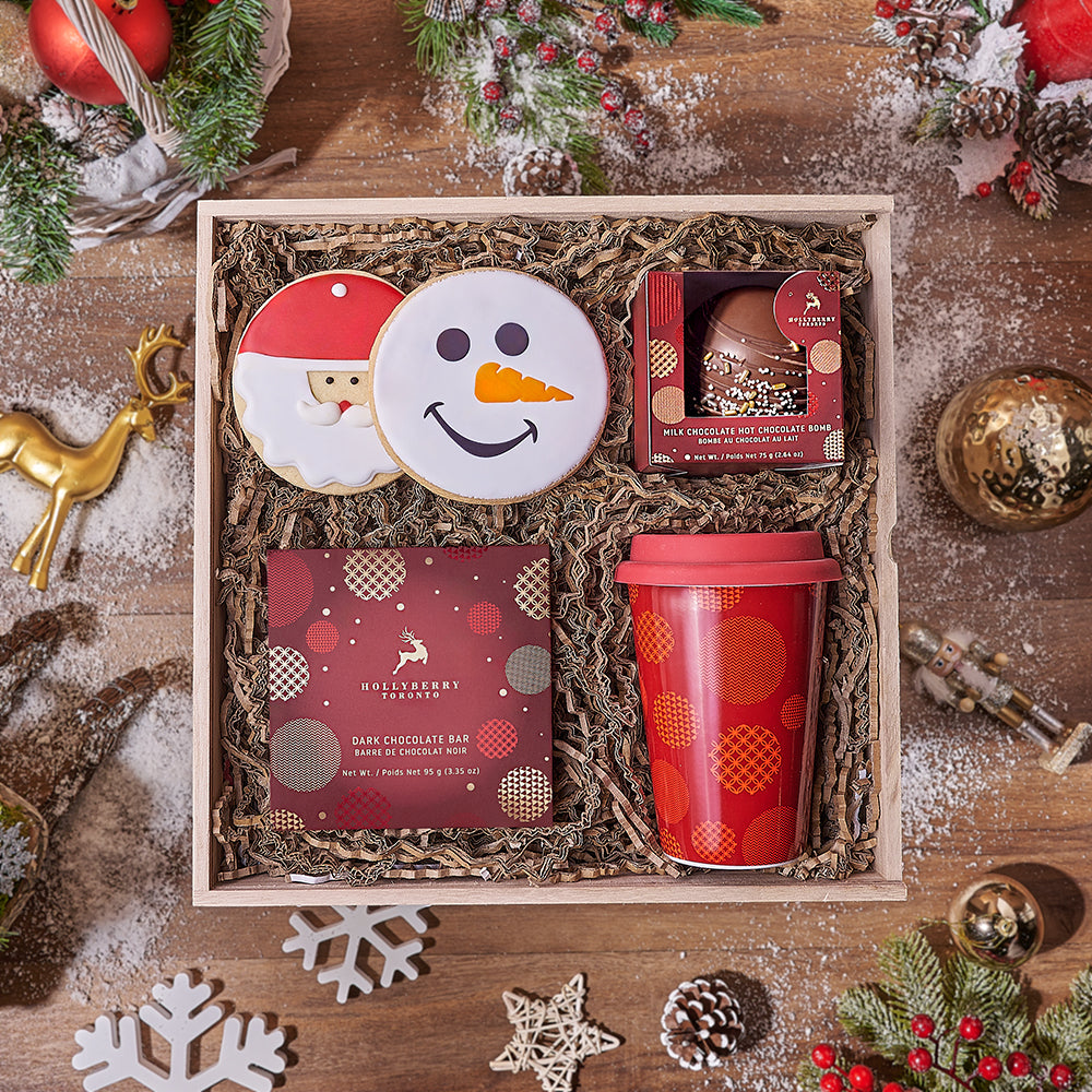 Holiday Treats Wooden Box Gift – how the gift is presented
