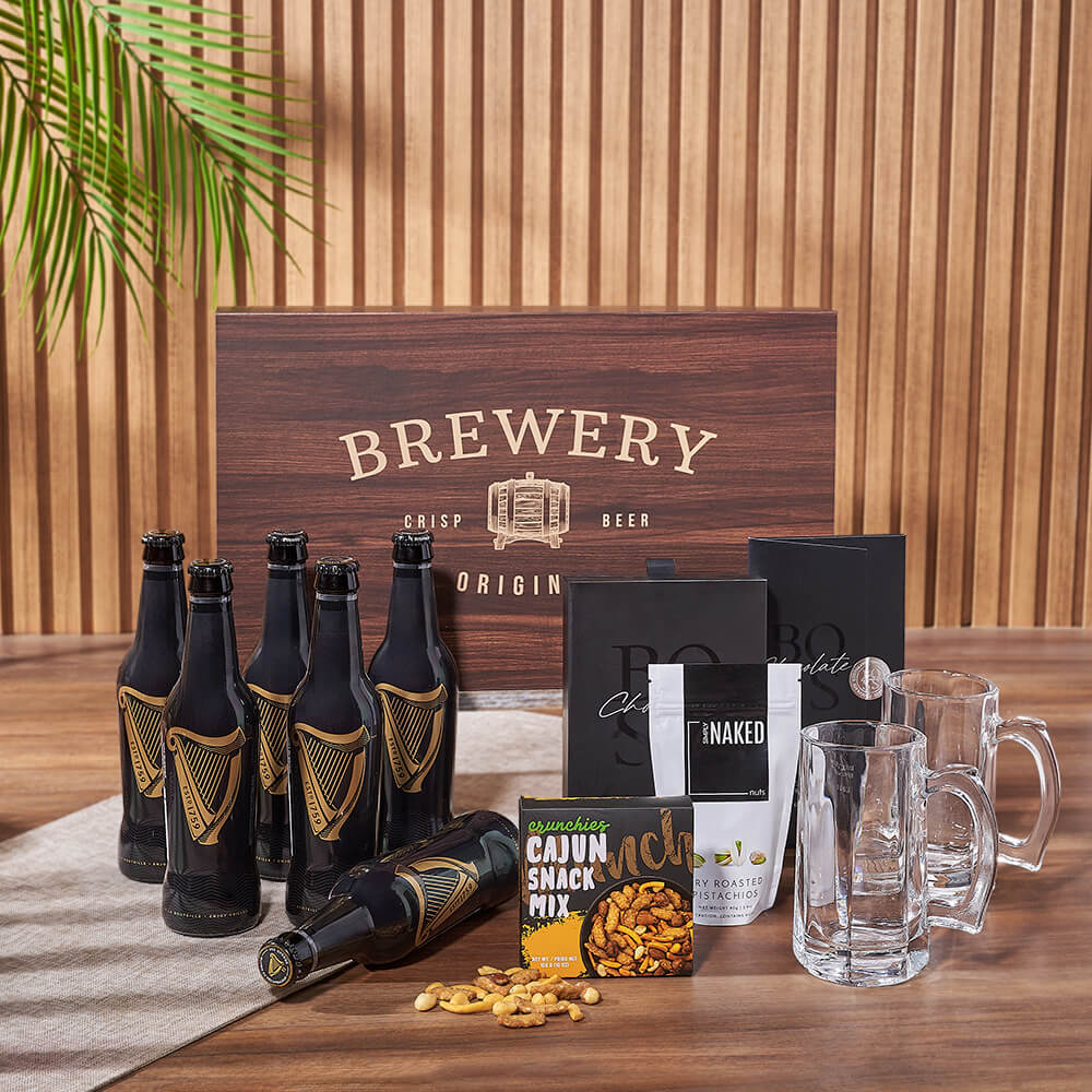 Beer and Chocolate Snack Box – how the gift is presented