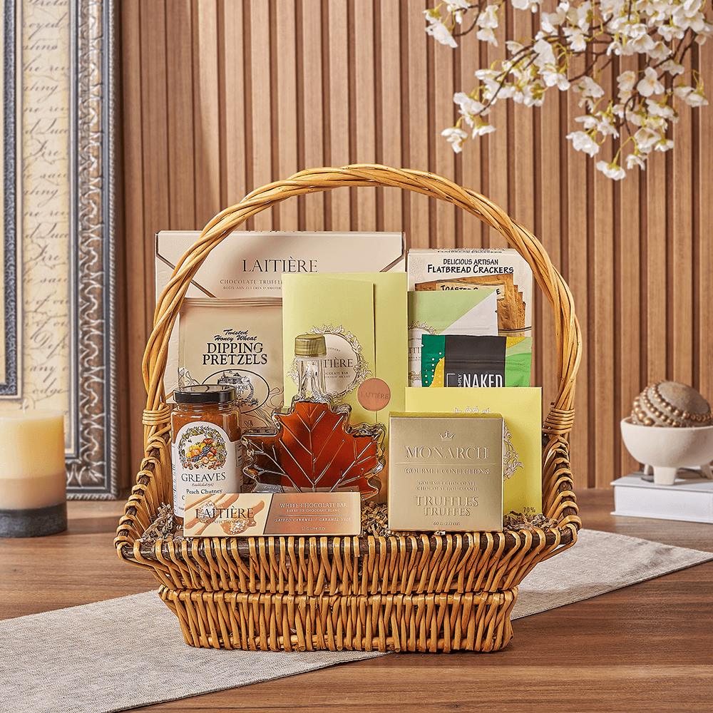 Halal Wicker Gift Basket – how the gift is presented