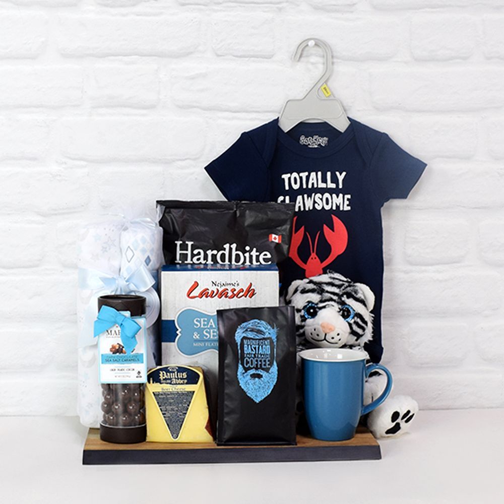 Baby Welcome Basket – how the gift is presented