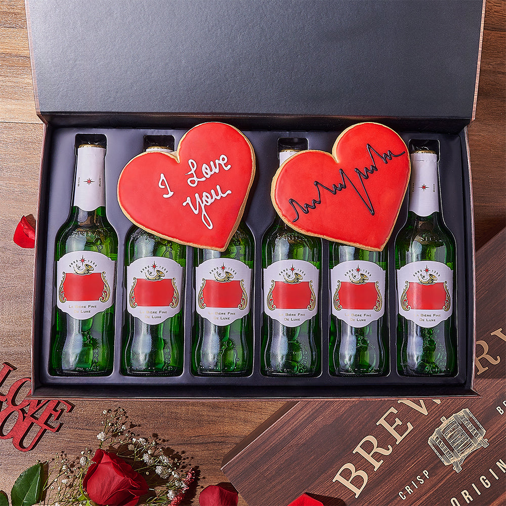 Valentine's Day Beer Box – how the gift is presented