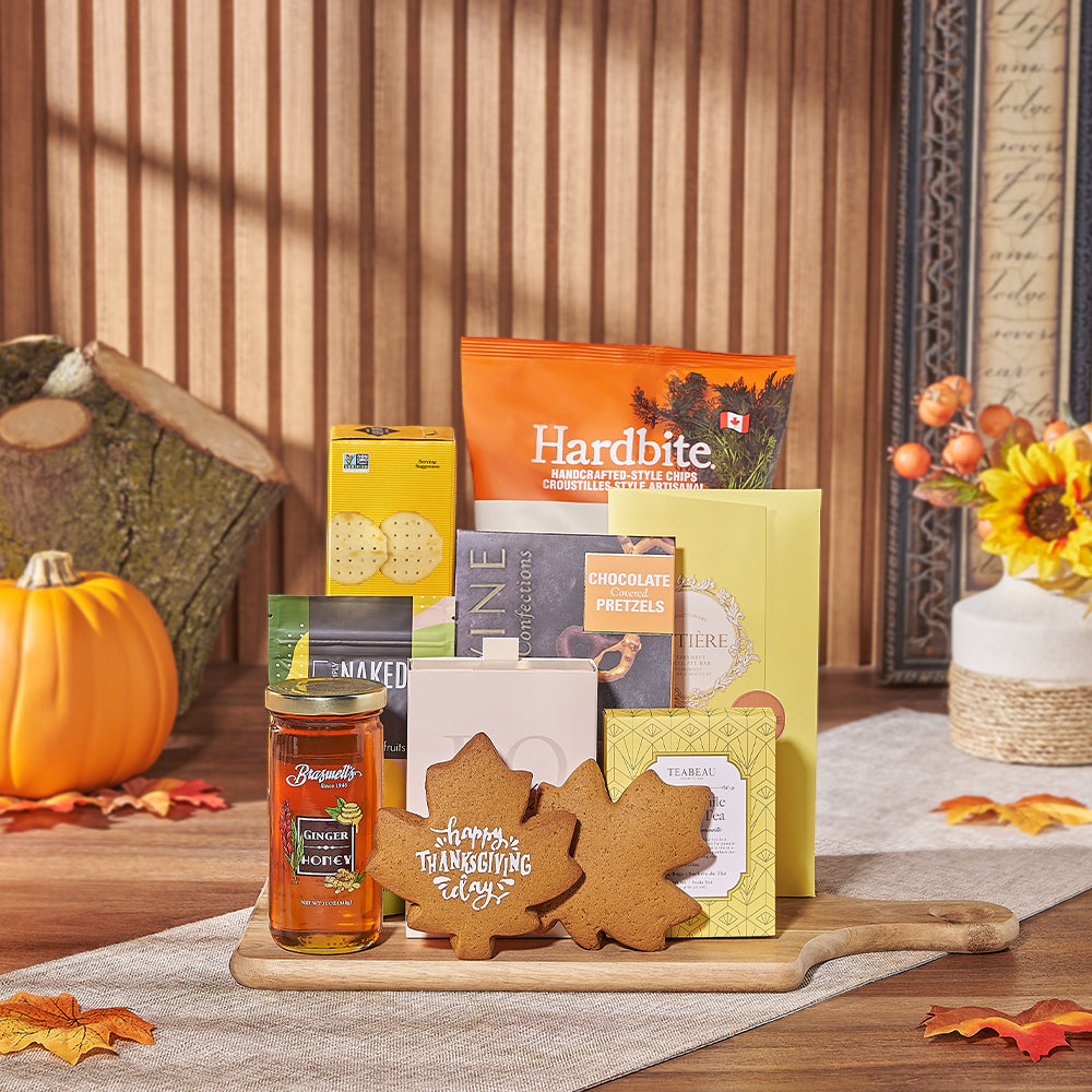 Thanksgiving Chocolate Truffles Gift Set – how the gift is presented