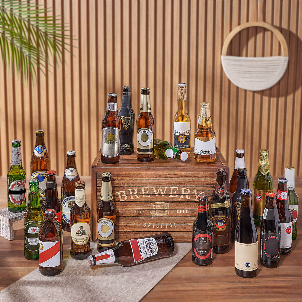 Assorted 24 Beer Gift Set – how the gift is presented