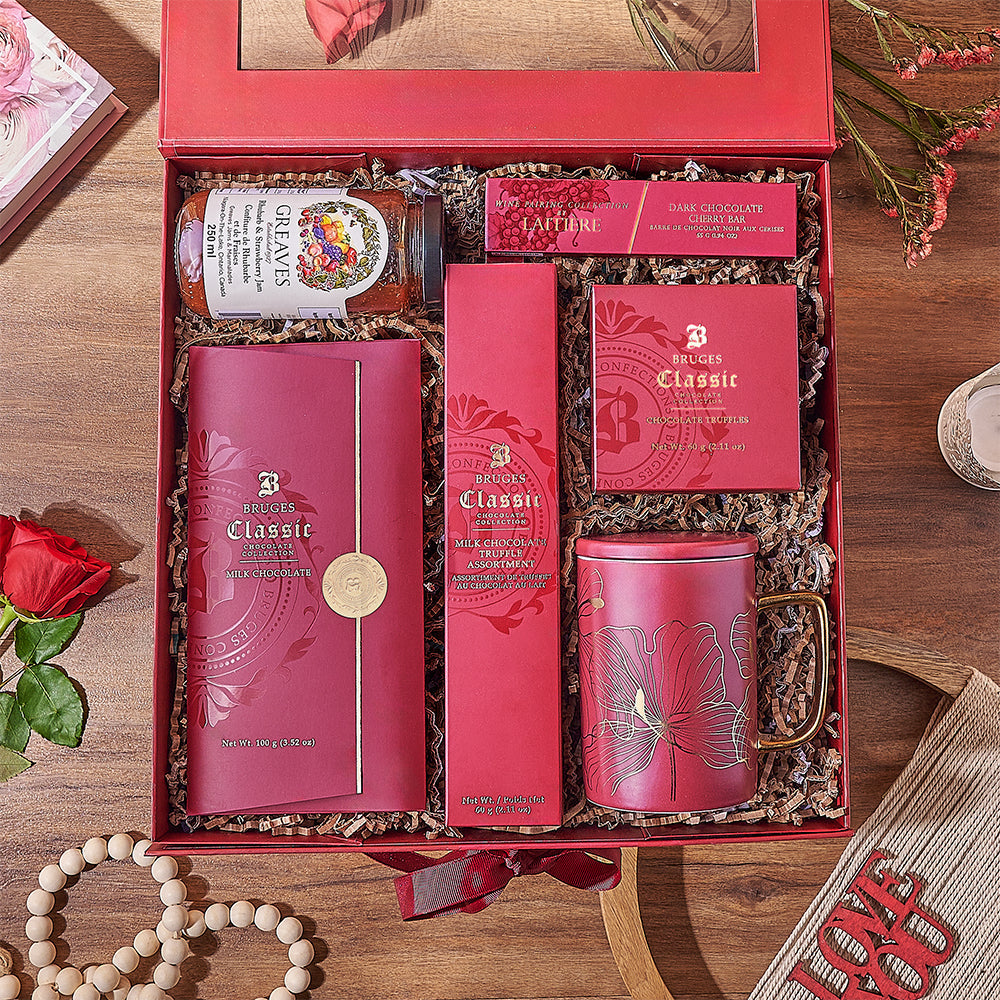 Valentine's Folding Gift Box – how the gift is presented
