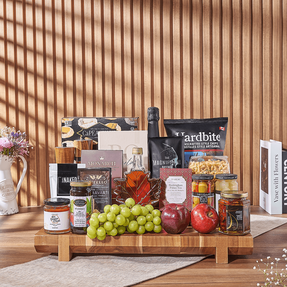 Rosh Hashanah Gift Board, rosh hashanah, gourmet gifts , champagne gifts, gourmet with champagne, New York City delivery
