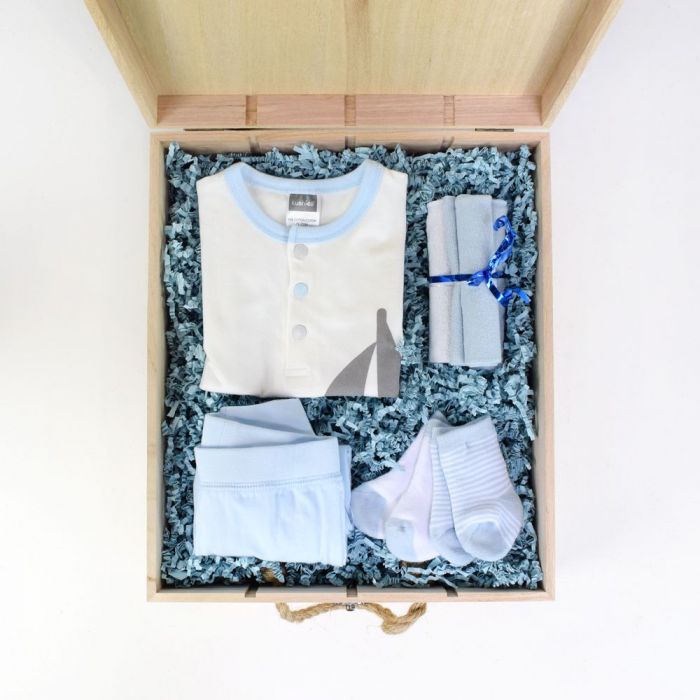 Crate Gift Set for Baby Boy – how the gift is presented