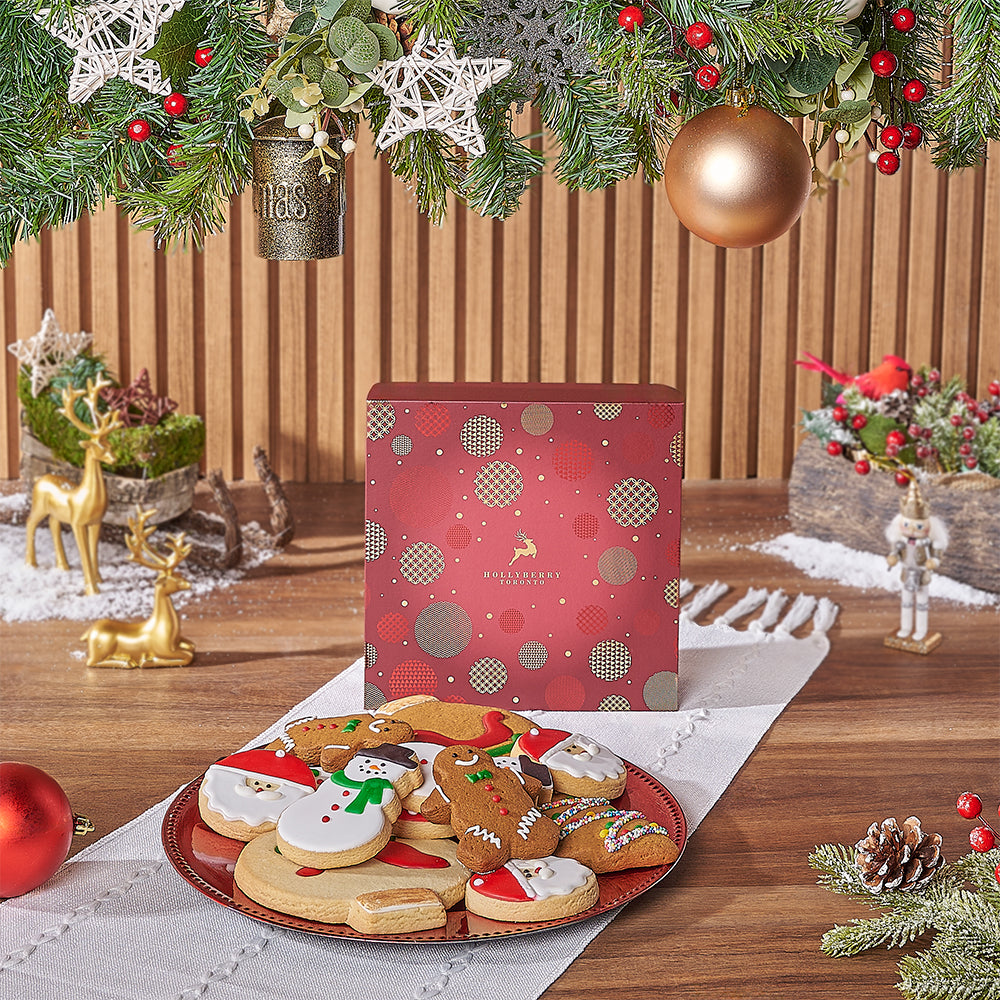 Christmas Holiday Cookies Gift – how the gift is presented