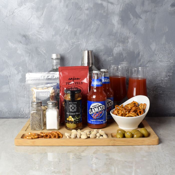 Refined Liquor and Snack Gift Set – how the gift is presented