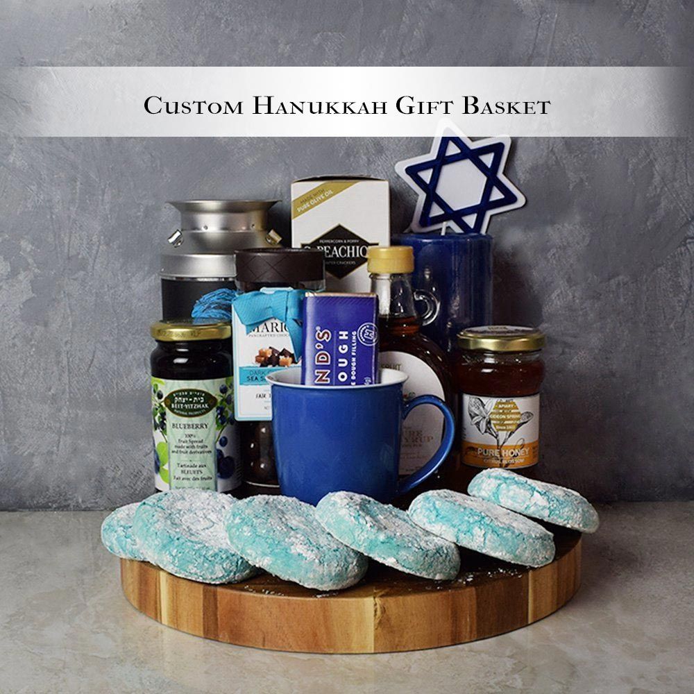 Custom Hanukkah Gift Basket from Washington Baskets - Washington Delivery