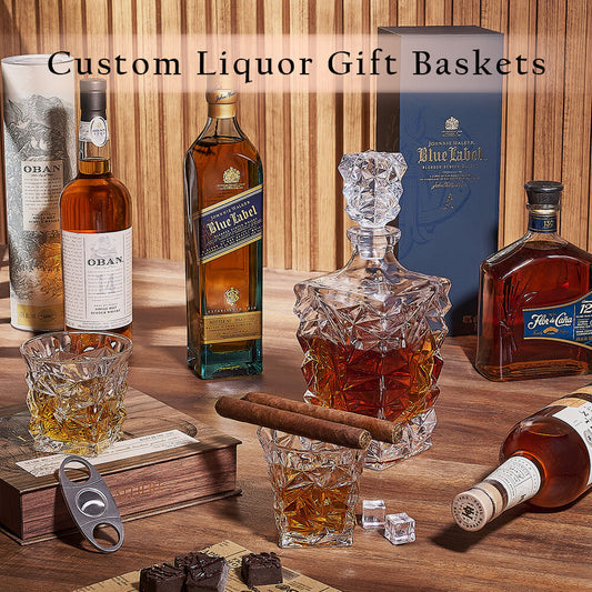 Custom Liquor Gift Baskets from Washington Baskets - Washington Delivery