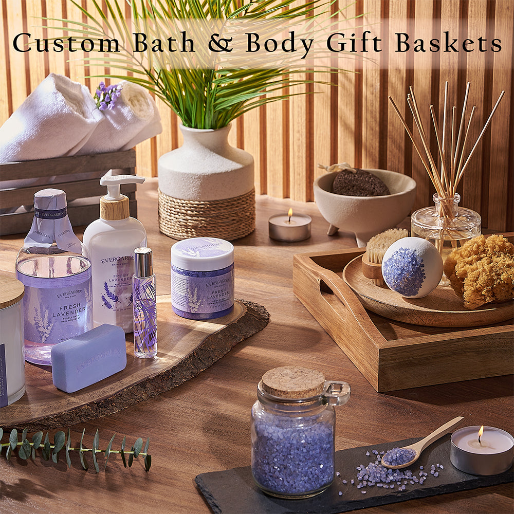 Custom Bath and Body Gift Baskets from Washington Baskets - Spa Gift Set - Washington Delivery