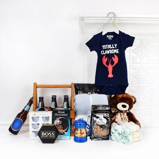 Deluxe Baby Boy Blue Gift Set from  Washington Baskets - Washington Delivery