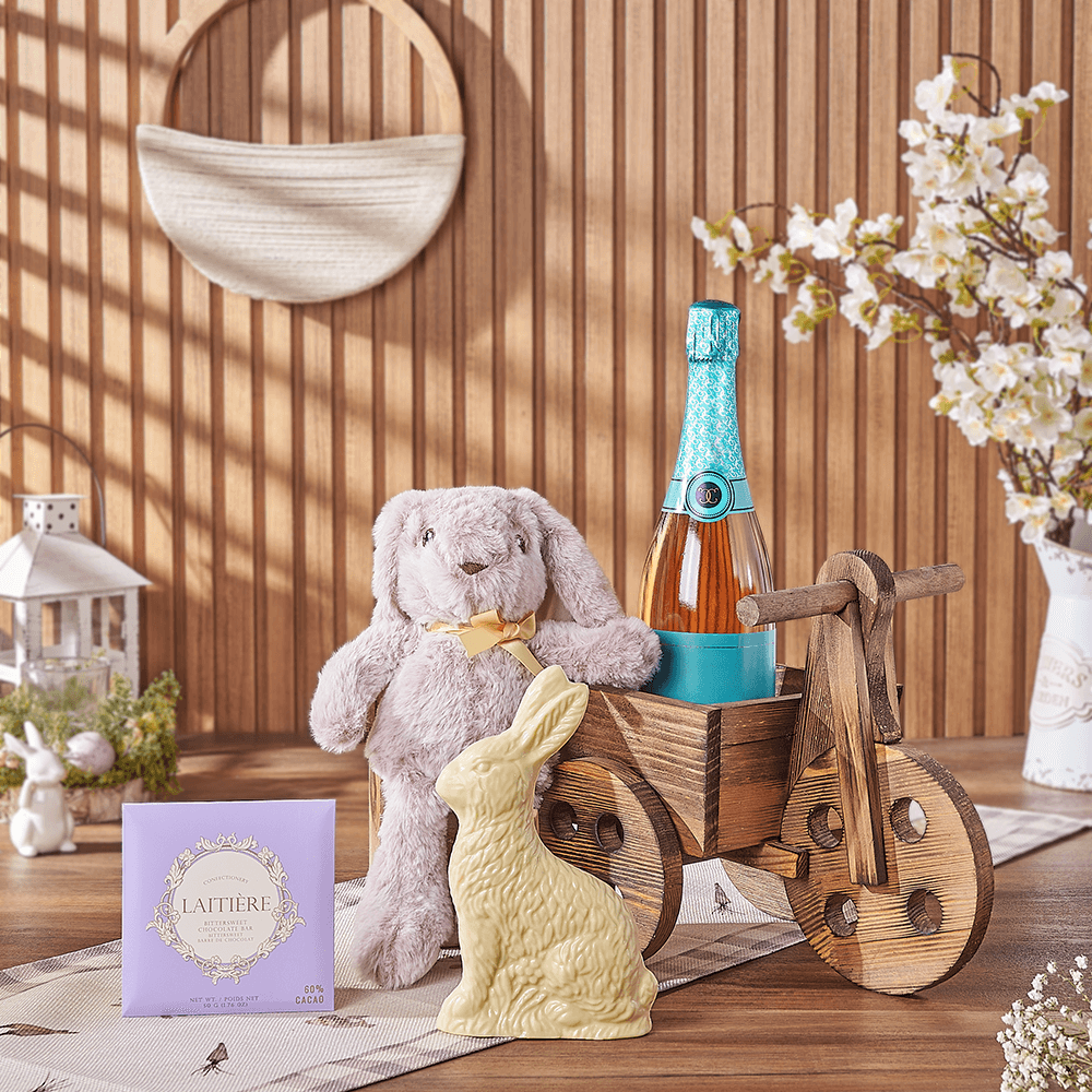 Easter Sparkling Wine Present – how the gift is presented