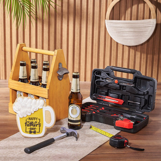 Father’s Day Brew & Tool Gift from Washington Baskets - Beer Gift Set - Washington Delivery