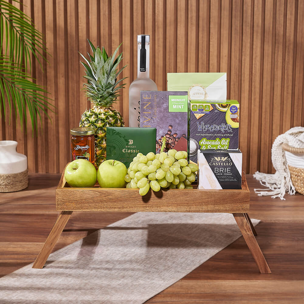 Fruit and Vodka Gift Set – how the gift is presented