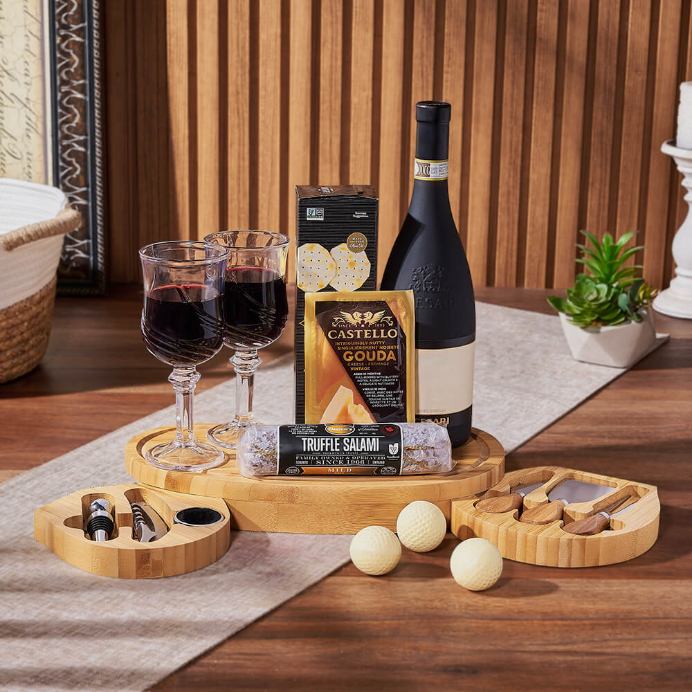 Sand Trap Golf Wine Gift Set – how the gift is presented