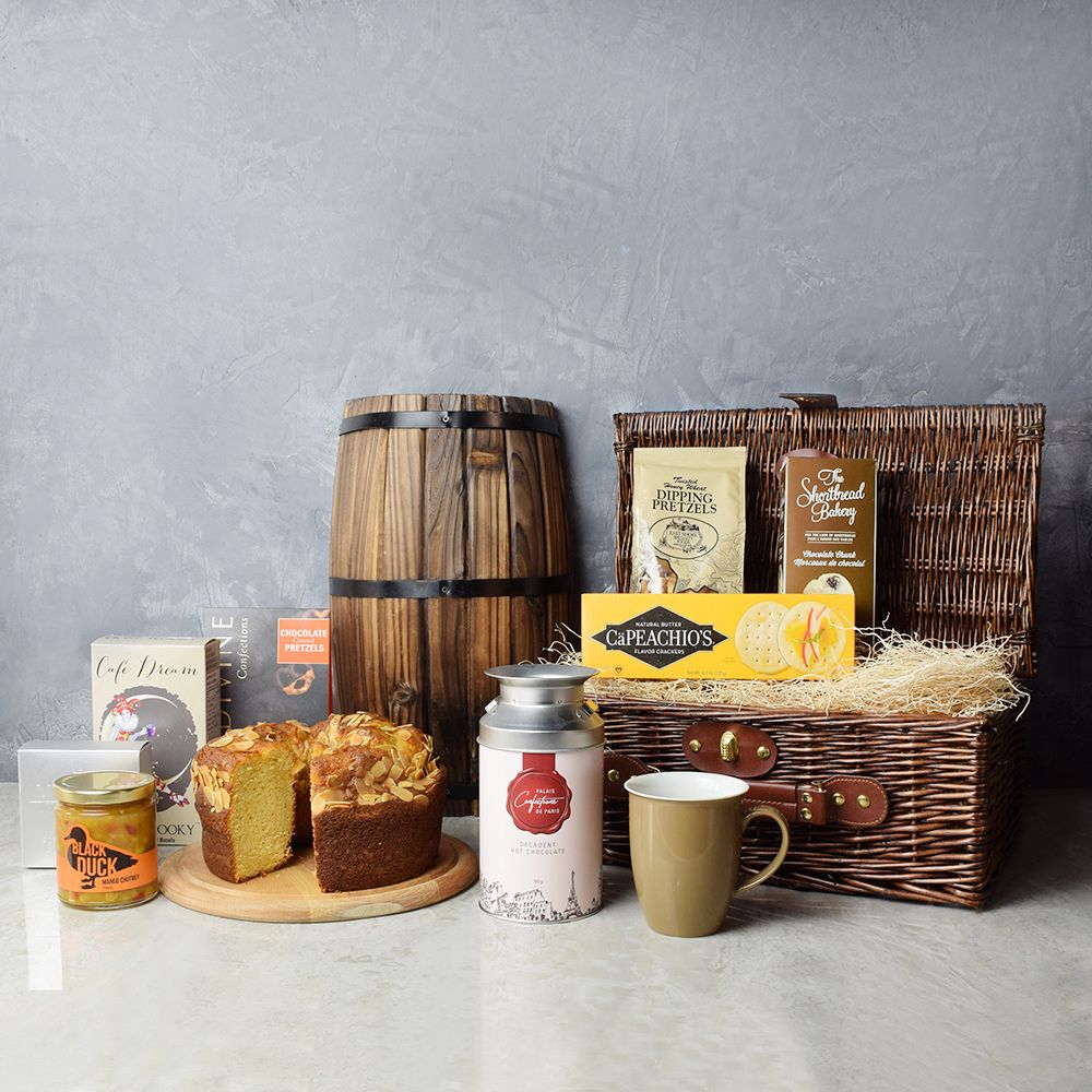 Assorted Artisanal Food Gift Basket – how the gift is presented