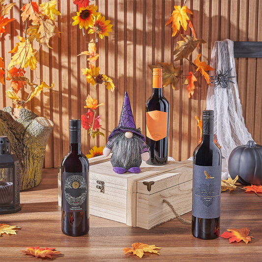 Halloween Wine Trio Gift, wine gift, wine, halloween gift, halloween, Washington delivery