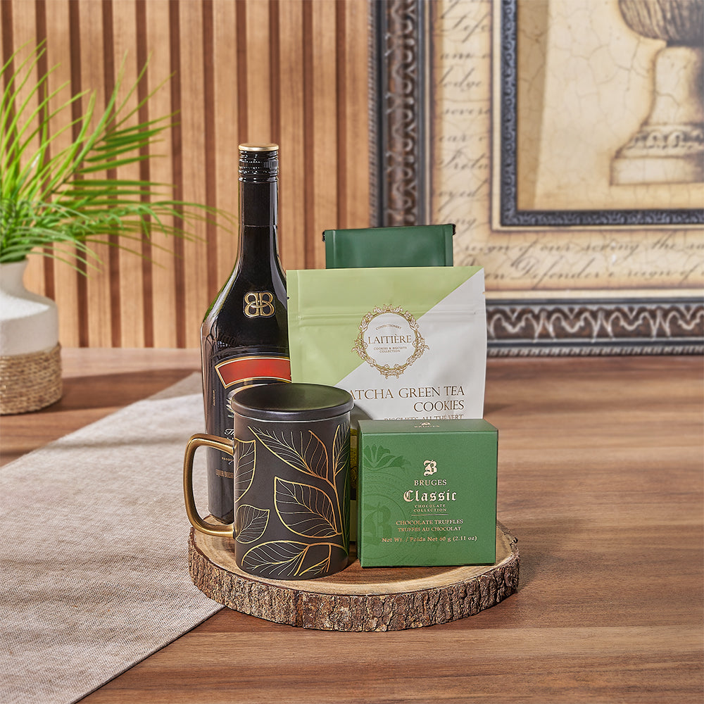 Vodka Coffee Mug and Board Gift – how the gift is presented
