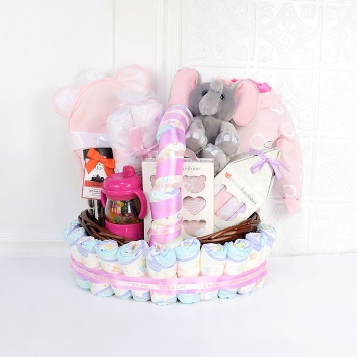 Little Princess Pink Gift Set from Washington Baskets - Baby Gift Basket - Washington Delivery