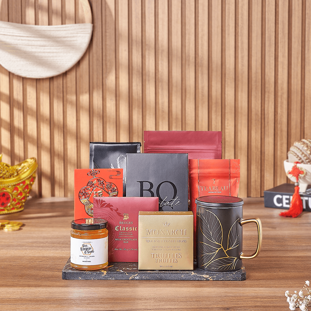 Chinese New Year Coffee Chocolate Gift, Washington DC – how the gift is presented