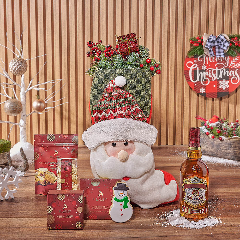 Whiskey and Holiday Treats – how the gift is presented