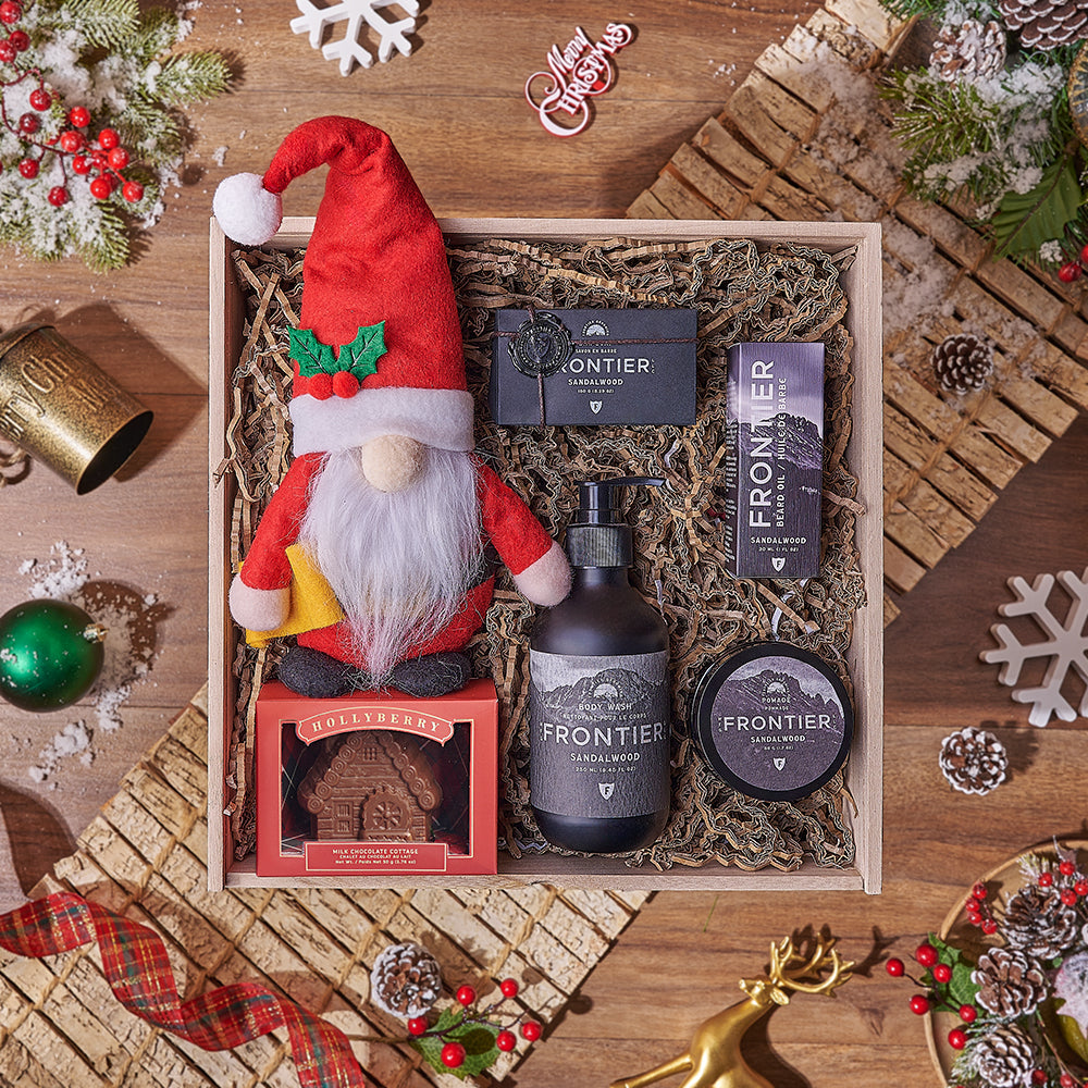Holiday Men's Spa Gift Set – how the gift is presented