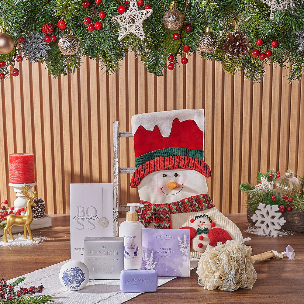 Lavender Body Spa Set – how the gift is presented