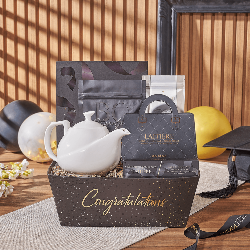 Soothing Tea Graduation Gift, Washington DC – how the gift is presented