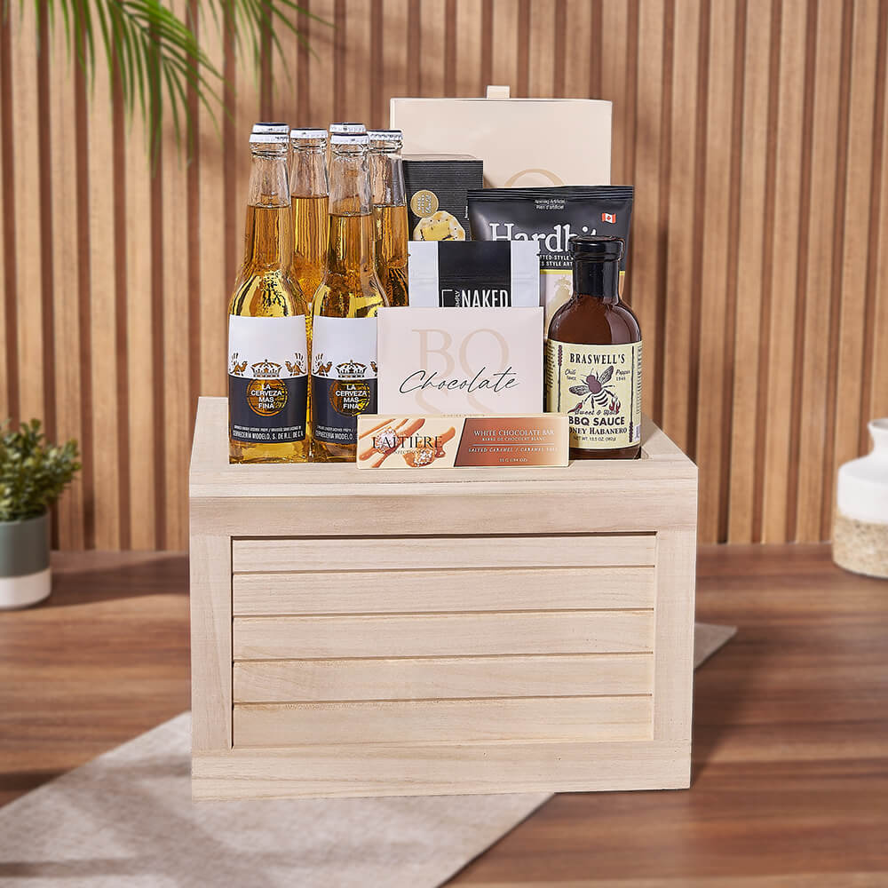 Corona Beer and Sweet Snack Gift – how the gift is presented