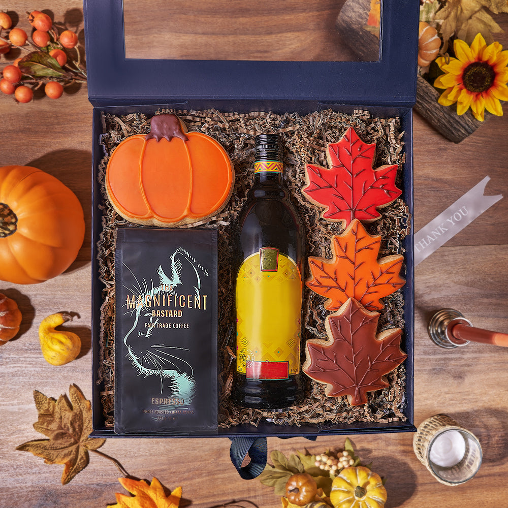 Thanksgiving Liquor Gift Box – how the gift is presented