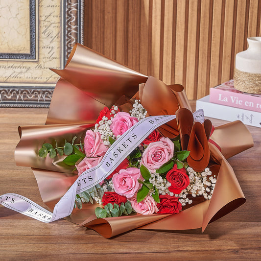 The Celebration Rose Bouquet from Washington Baskets - Flower Gift Basket - Washington Delivery