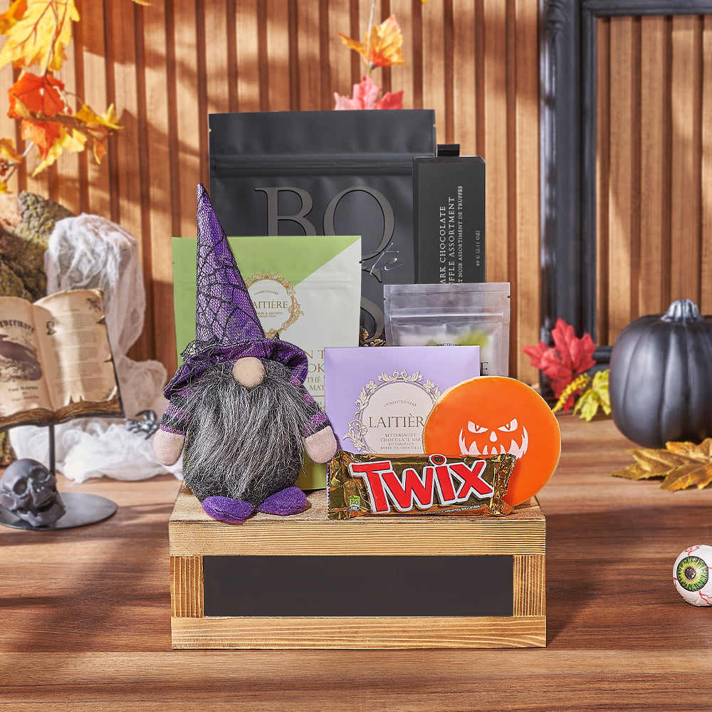 Witch’s Gourmet Gift Basket, halloween gift, halloween, candy gift, candy, chocolate gift, chocolate, Washington delivery