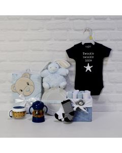 BABY BOY LITTLE START GIFT SET, baby boy gift hamper, newborns, new parents
