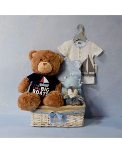 BABY BOY'S SEASIDE FUN SET, baby boy gift hamper, newborns, new parents
