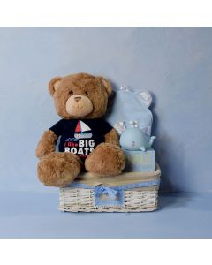 BABY BOY'S SEASIDE SET, baby boy gift hamper, newborns, new parents
