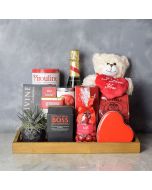 Sunnylea Champagne Gift Basket for Mom